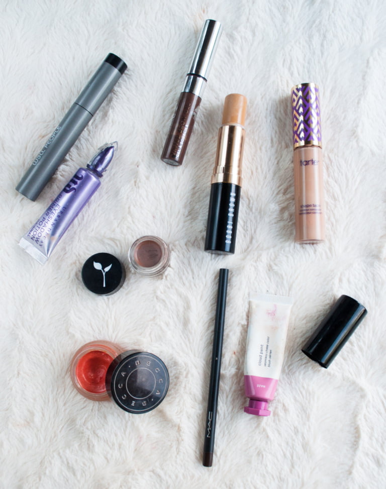 Brush-less beauty routine