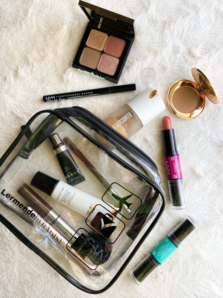 How To Pack Makeup For Carry on with TSA approved Makeup Products 