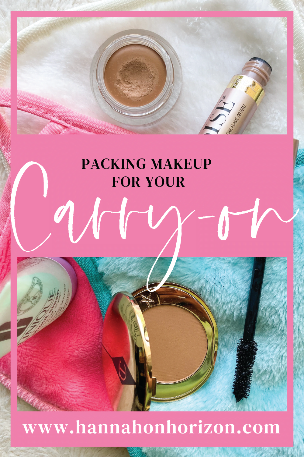 How to pack makeup for carryon (with TSAapproved makeup products