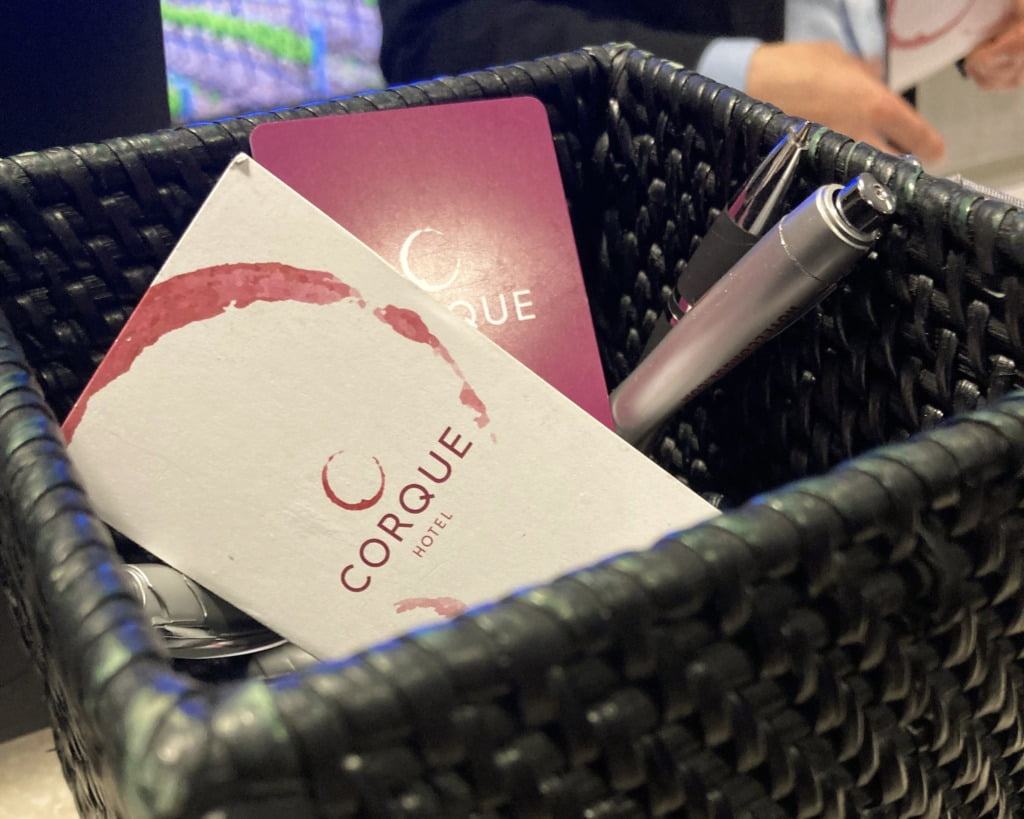 Hotel Corque Business cards