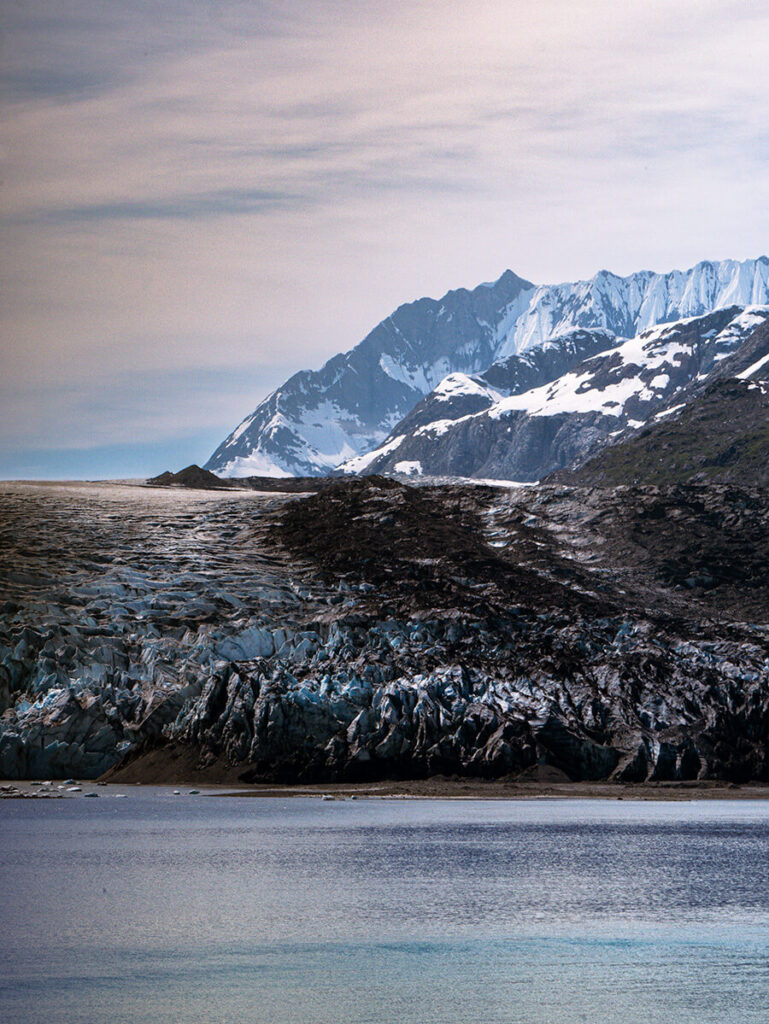 Lamplugh Glacier in Glacier Bay National Park, Alaska